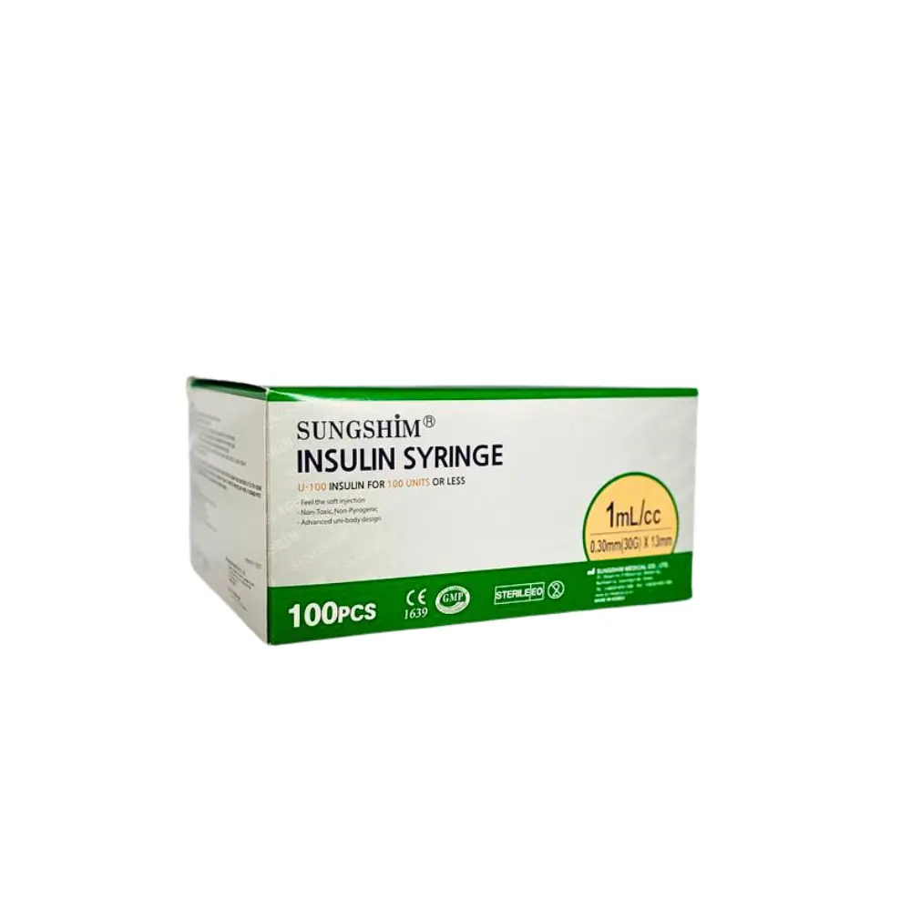 Sungshim Insulin Syringe 1ml/cc (100 stück)