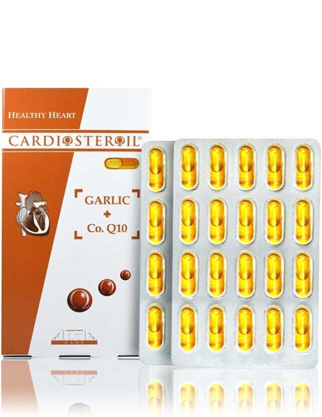 Cardiosteroil Garlic & Co Q10 Liquid Capsules (40 Capsules)
